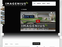 Tablet Screenshot of imageniusfx.com